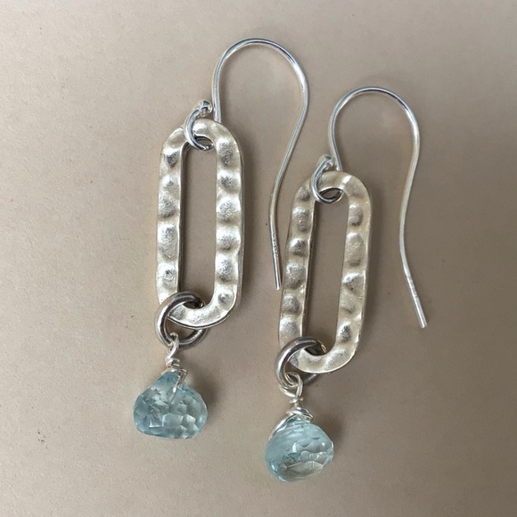 Aquamarine Sundance Charm Earrings - Picture 8 of 9